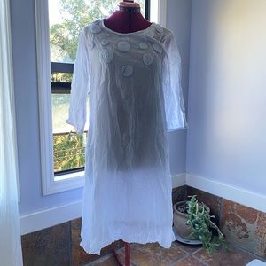 White cotton dress